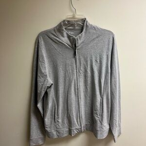 Spirit Light Gray Zip-Up Sweater